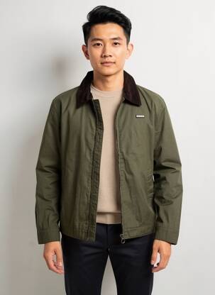 Veste casual fermeture boutonnée sur le devant vert RAGWEAR homme