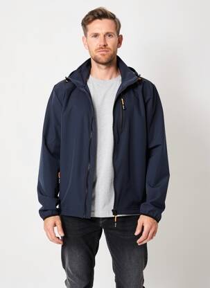 Veste casual poches bleu DAYTONA homme