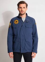 Parka manches longues sans capuche bleu DAYTONA homme