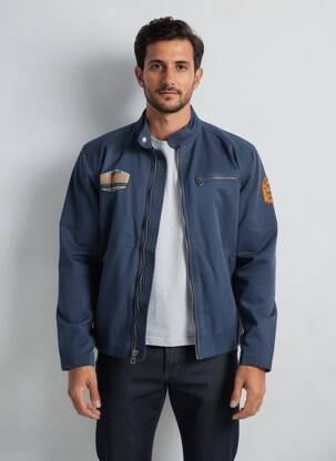 Blouson poches bleu DAYTONA homme