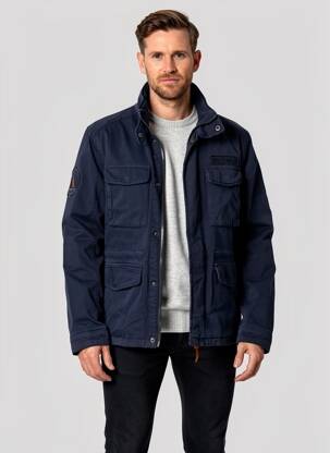 Parka manches longues sans capuche bleu DAYTONA homme