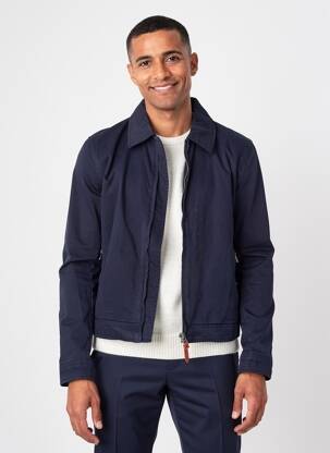 Veste casual poches bleu DAYTONA homme