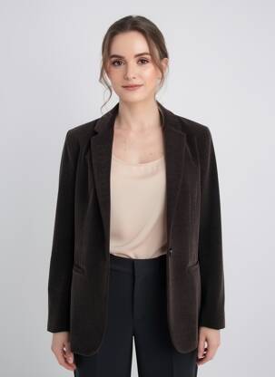 Blazer poches marron STREET ONE femme