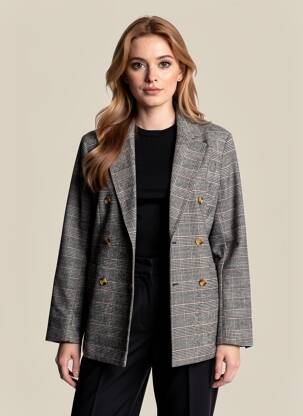 Blazer poches gris C'EST BEAU LA VIE femme