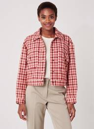 Veste casual poches rouge GARCIA femme