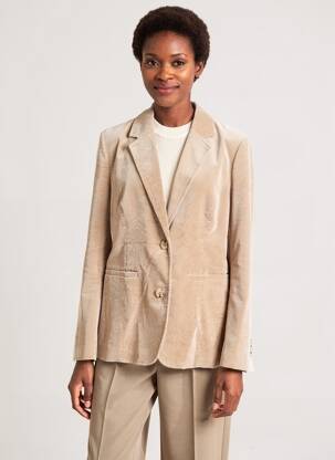 Blazer poches beige STREET ONE femme