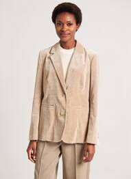 Blazer poches beige STREET ONE femme