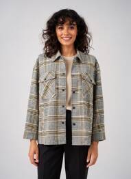 Veste casual coupe droite jaune C'EST BEAU LA VIE femme