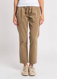 Pantalon droit stretch taille normale marron STREET ONE femme