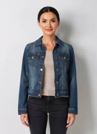 Veste casual poches bleu CREAM femme