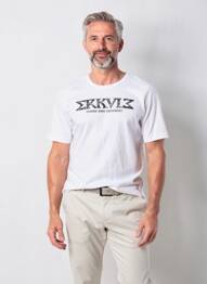 T-shirt stretch manches courtes blanc ERKULE homme