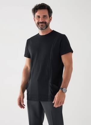 T-shirt coupe cintrée manches courtes noir THE NEW DESIGNERS ! homme