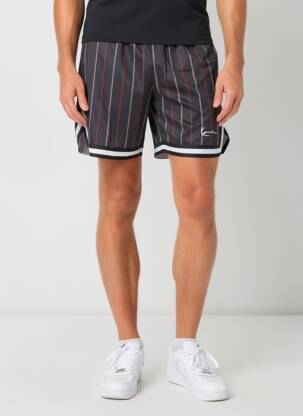 Short fermeture liens à nouer taille normale noir KARL KANI homme