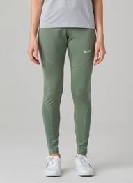 Legging tissage jersey taille normale vert NIKE femme