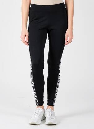 Legging broderie galons latéraux taille normale noir KARL KANI femme