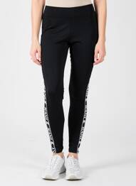 Legging tissage jersey taille normale noir KARL KANI femme
