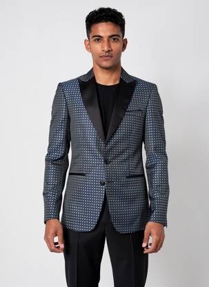 Blazer coupe cintrée noir DO REGO & NOVOA homme