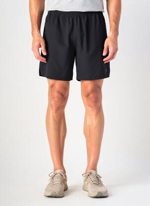 Short tissage popeline taille normale noir RUKKA homme