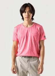 T-shirt coupe cintrée manches courtes rose EUROPANN homme