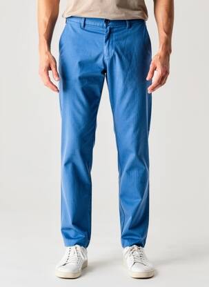 Pantalon chino poches taille normale bleu EUROPANN homme