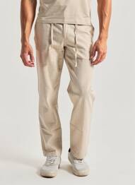 Pantalon droit taille normale taille normale beige EUROPANN homme