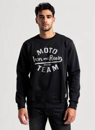 Sweat-shirt stretch manches longues noir IRON AND RESIN homme