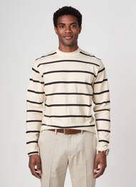 T-shirt stretch manches longues beige IRON AND RESIN homme