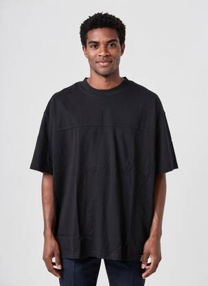 T-shirt stretch manches courtes noir IRON AND RESIN homme