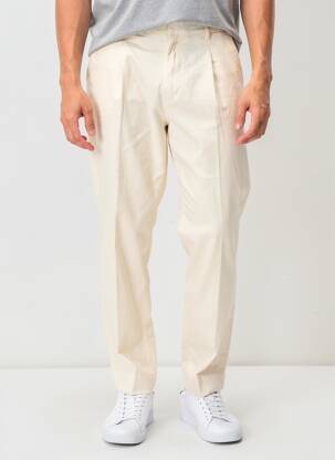 Pantalon chino tissage popeline taille normale beige PEPE JEANS homme