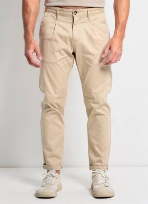 Pantalon chino poches taille normale beige PEPE JEANS homme