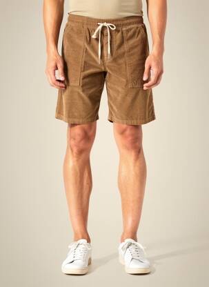 Short fermeture liens à nouer taille normale marron IRON AND RESIN homme