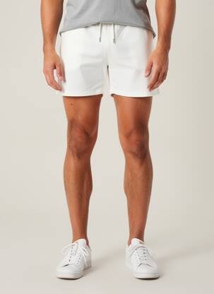 Short fermeture liens à nouer taille normale beige IRON AND RESIN homme