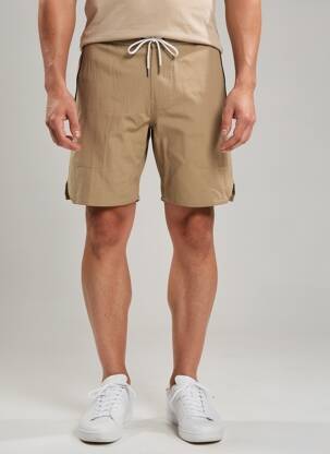 Short fermeture liens à nouer taille normale marron IRON AND RESIN homme