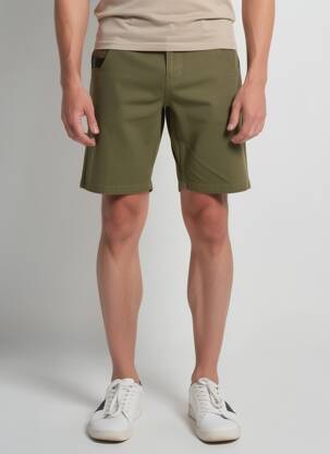Bermuda tissage denim taille normale vert IRON AND RESIN homme