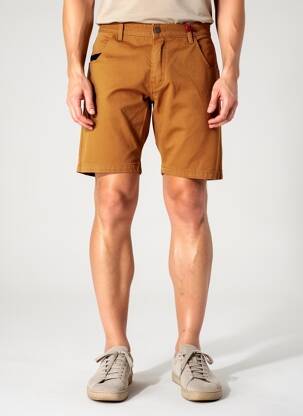 Bermuda tissage denim taille normale orange IRON AND RESIN homme