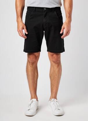 Bermuda tissage denim taille normale noir IRON AND RESIN homme