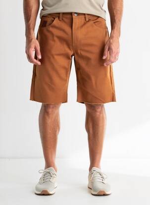 Bermuda tissage denim taille normale jaune IRON AND RESIN homme