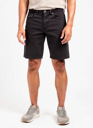 Bermuda tissage denim taille normale gris IRON AND RESIN homme