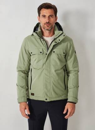 Doudoune poches a capuche vert CAMEL ACTIVE homme