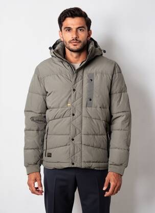 Doudoune poches a capuche gris CAMEL ACTIVE homme
