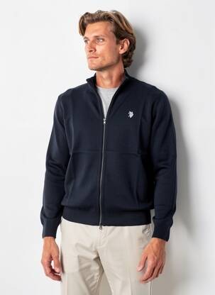 Gilet manches longues manches longues bleu U.S. POLO ASSN homme