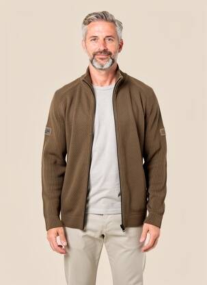 Gilet manches longues col v vert CAMEL ACTIVE homme