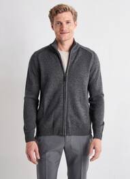 Gilet manches longues tissage chiné gris CAMEL ACTIVE homme