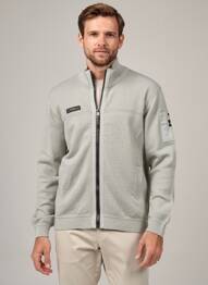 Gilet manches longues tissage chiné gris CAMEL ACTIVE homme