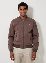 Blouson poches marron U.S. POLO ASSN homme