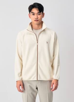Polaire resserrée sur le bas beige U.S. POLO ASSN homme