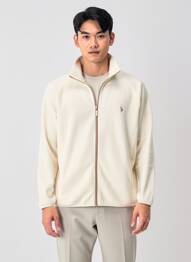 Polaire resserrée sur le bas beige U.S. POLO ASSN homme