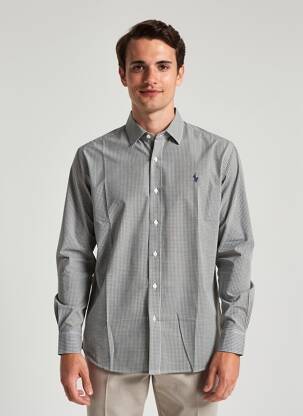 Chemise manches longues coupe cintrée vert U.S. POLO ASSN homme