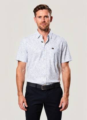 Chemise manches courtes poches bleu CAMEL ACTIVE homme