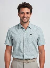 Chemise manches courtes poches bleu CAMEL ACTIVE homme
